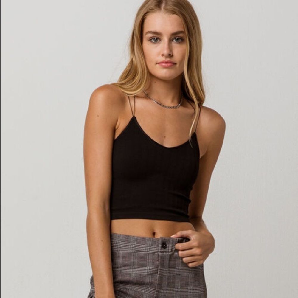 Gaze Double Strap Basic Crop Top - image 5